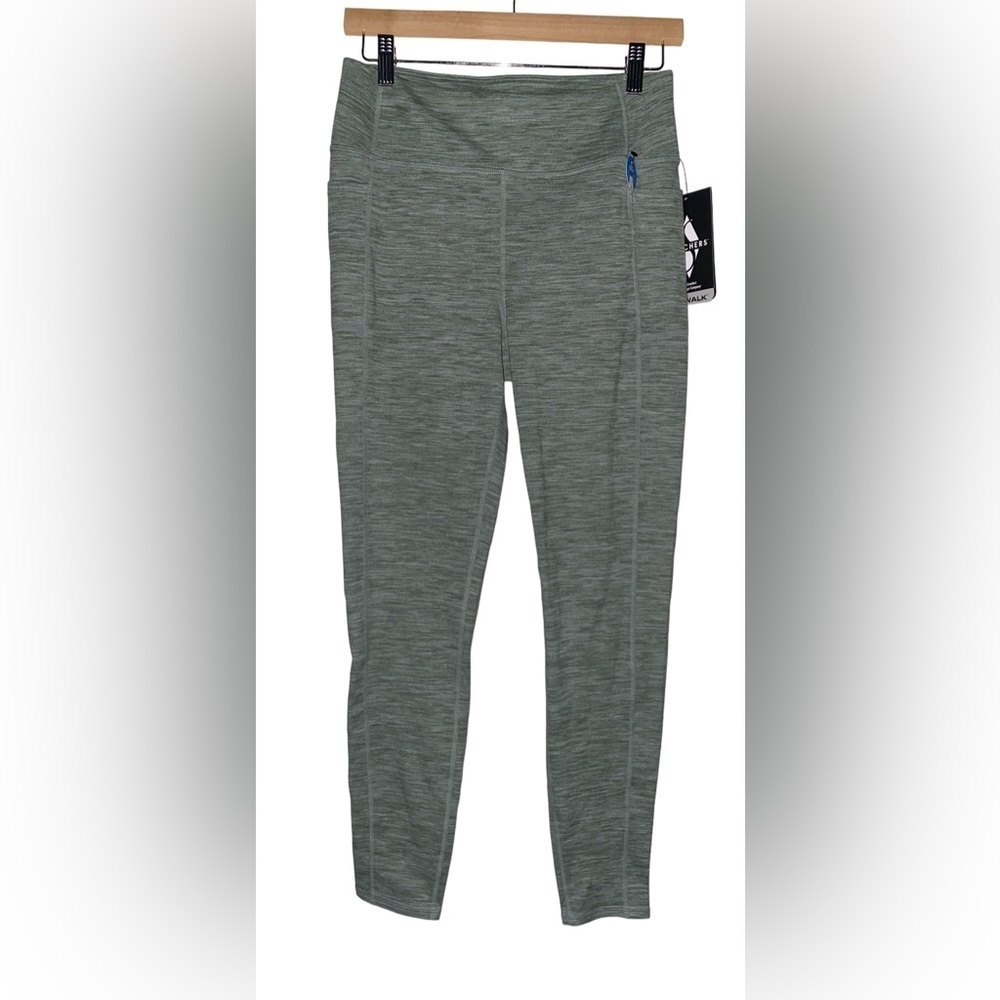 Skechers Go Walk Diamond Brushed High Waist Leggings‎ Workout Women Size M NEW